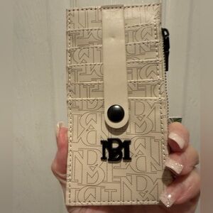 BADGLEY MISCHKA MONOGRAM CREDIT CARD HOLDER